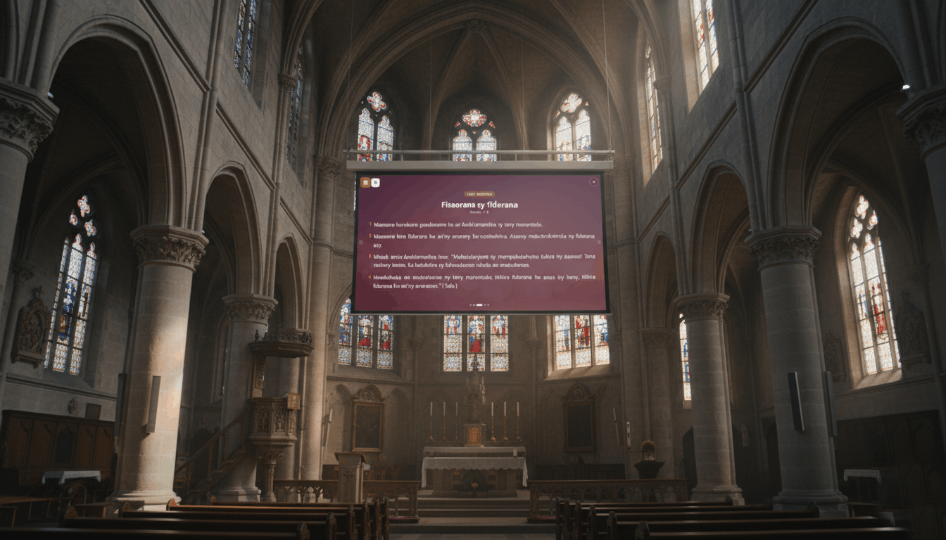 Hymns & Bible Projection